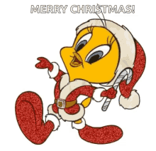 Merry Christmas To You From Tweety Greetings GIF - Merry Christmas To You From Tweety Merry Christmas Greetings GIFs