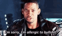 Will Smith Allergic GIF - Will Smith Allergic Bullshit GIFs