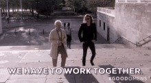 Good Omens Working Together GIF - Good Omens Working Together Work Together GIFs