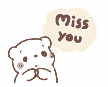Miss You Bear GIF - Miss You Bear Sweet GIFs