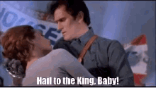 Hail To The King Baby Kiss GIF - Hail To The King Baby Kiss Army Of Darkness GIFs