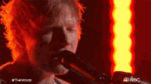 Singing Ed Sheeran GIF - Singing Ed Sheeran The Voice GIFs