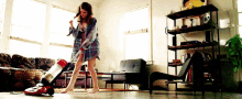 mr right anna kendrick happy dance cleaning excited