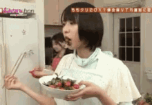 しおり 食べる GIF - Shiori Tamai Eat GIFs