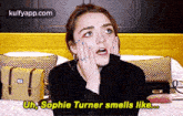 Uh, Sôphie Turner Smells Like...Gif GIF - Uh Sôphie Turner Smells Like.. Sophie Turner GIFs