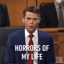 Horrors Of My Life Matt Hall GIF - Horrors Of My Life Matt Hall Saturday Night Live GIFs