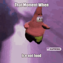 Patrick Ice GIF - Patrick Ice Food GIFs