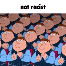 Not Racist Peter Griffin GIF - Not Racist Peter Griffin Clap GIFs