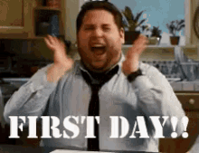 First Day GIF - First Day Jonah Hill Scream GIFs