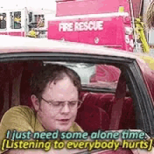 Dwight Schrute The Office GIF - Dwight Schrute The Office Need Some Alone Time GIFs