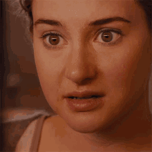 Shocked Shailene Woodley GIF - Shocked Shailene Woodley Tris GIFs