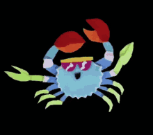 Crab Happy GIF - Crab Happy Crab Dance GIFs
