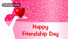 Happy Friendship Day.Gif GIF - Happy Friendship Day Happy Friendship Day With Heart Friendship Day GIFs