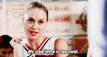 Glee Kitty Wilde GIF - Glee Kitty Wilde Iced Latte GIFs