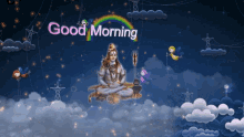 Good Morning Clouds GIF - Good Morning Clouds Rainbow GIFs