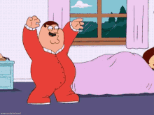 Static Shock - Family Guy GIF - Family Guy Pajamas Wake Up GIFs