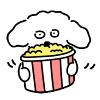 Popcorn Popping Corn Sticker - Popcorn Popping Corn Watching Movie Stickers