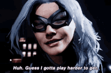 Spider Man Black Cat GIF - Spider Man Black Cat Huh Guess I Gotta Play Harder To Get GIFs