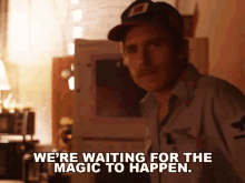 waiting for the magic to happen scott mc micken dr dog gif