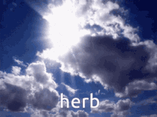 Herbie Herbie Clouds GIF - Herbie Herb Herbie Clouds GIFs