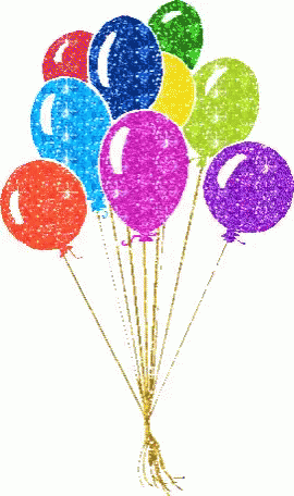 Balloons Glitter GIF - Balloons Glitter Sparkle - Discover & Share GIFs