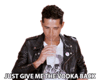 Just Give Me The Vodka Back Wells Adams Sticker - Just Give Me The Vodka Back Wells Adams Sour Candy Challenge Stickers