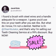 sales dentist discount salesmanship humor