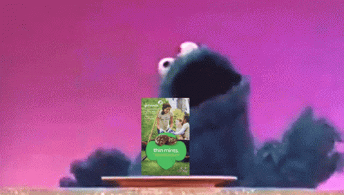 Cookie Monster,muppet,Sesame Street,cookie,cookies,gif,animated gif,gifs,me...