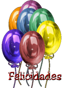 felicidades happy celebration balloons