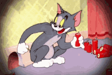 Tom And Jerry Explode GIF - Tom And Jerry Explode Dynamite GIFs