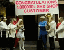 congratulations congrats awkward lucky customer