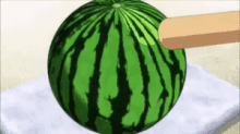 anime suikawari watermelon slice