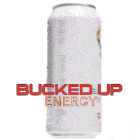 Bucked Up Energy Beverage Sticker - Bucked Up Energy Beverage Energy Drink Stickers