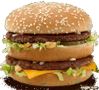 Mcdonalds Grand Big Mac Sticker - Mcdonalds Grand Big Mac Big Mac Stickers