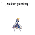 Saber Gaming Melty Blood Sticker - Saber Gaming Melty Blood Fate Stay Night Stickers