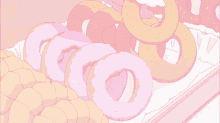 aesthetic aesthetic background aesthetic wallpaper donuts doughnut