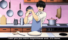 Gintama Cooking GIF - Gintama Cooking Mayonnaise GIFs