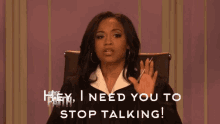 Stop Talking Gifs Tenor
