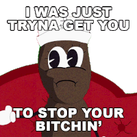 I Was Just Tryna Get You To Stop Bitchin Mr Hankey Sticker - I Was Just Tryna Get You To Stop Bitchin Mr Hankey Season4ep17a Very Crappy Christmas Stickers