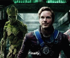Starlord Finally GIF - Starlord Finally Excited - Discover & Share GIFs