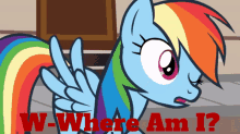mlp rainbow dash where am i what is this place mlp fim