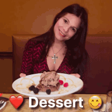 eating dessert beautiful woman mary