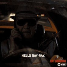 Hello Ray Ray Phone Call GIF - Hello Ray Ray Phone Call Driving GIFs