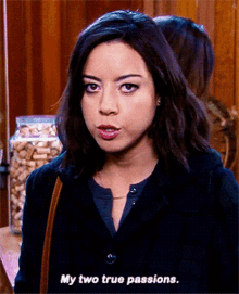 Parks And Rec April Ludgate GIF - Parks And Rec April Ludgate My Two True Passions GIFs