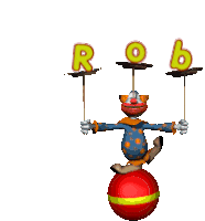 Rob Rob Name Sticker - Rob Rob Name Clown Stickers