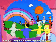 the simpsons world without lawyers united rainbow