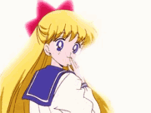 Sailor Venus Sailor Moon GIF - Sailor Venus Sailor Moon Wink GIFs