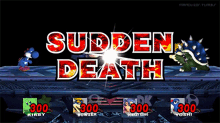Super Smash Bros Brawl Sudden Death GIF - Super Smash Bros Brawl Sudden Death Overtime GIFs