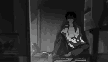 Sad Anime Drink Alone GIF - Sad Anime Drink Alone GIFs