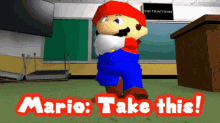 Smg4 Take This GIF - Smg4 Take This Mario GIFs